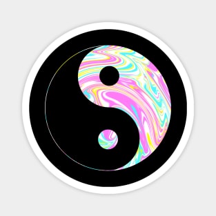 PSYCHEDELIC YIN YANG Magnet